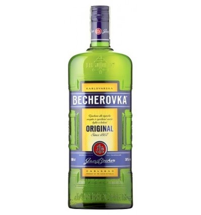 Becherovka 38% 1l (čistá fľaša)