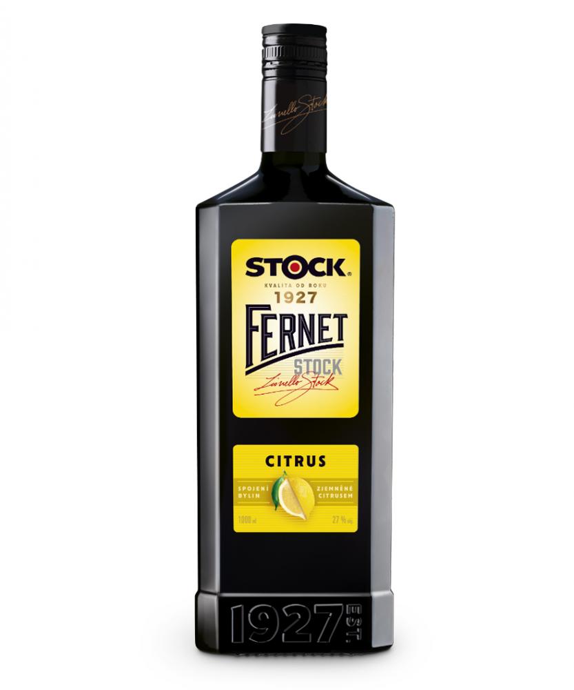 Fernet Stock Citrus 27% 1l (čistá fľaša)