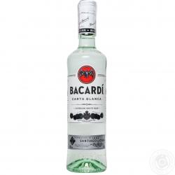 Bacardi Carta Blanca 37,5% 0,7l (čistá fľaša) 