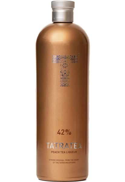 Tatratea Peach & White 42% 0,7 l (čistá fľaša)
